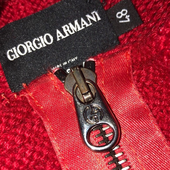 Giorgio Armani zip up sweater - Picture 5 of 6